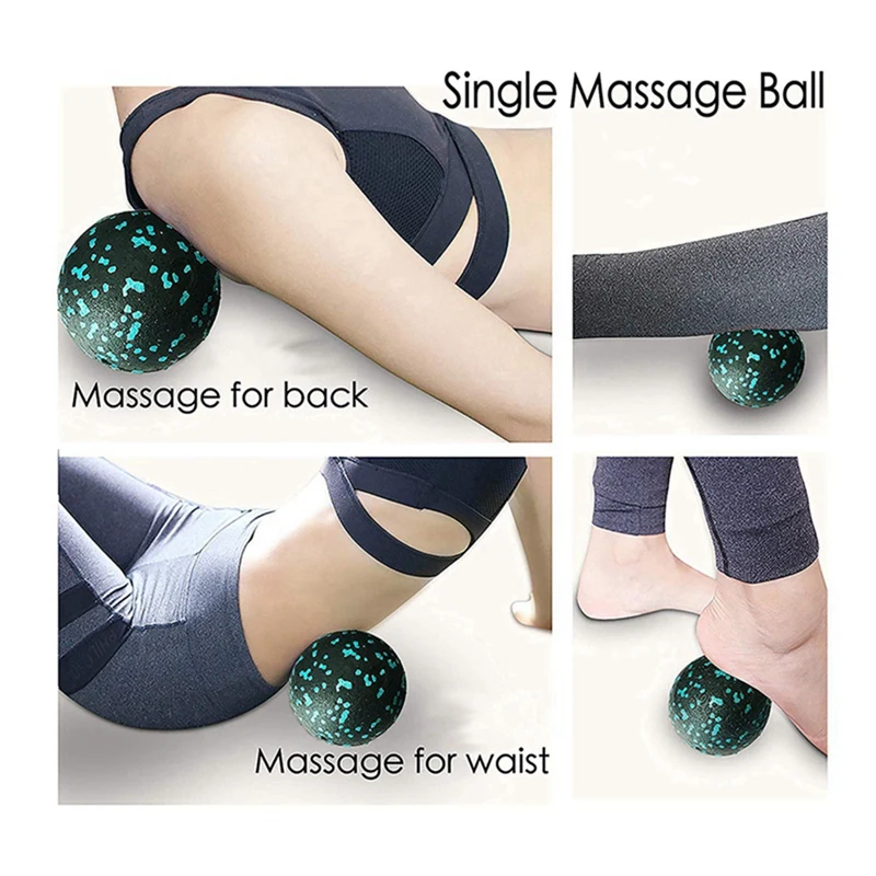 3PCS Yoga Roller Massage Peanut Ball Set EPP Fitness Foam Column For Back Pain Deep Tissue Stretching Muscle Relax image 2