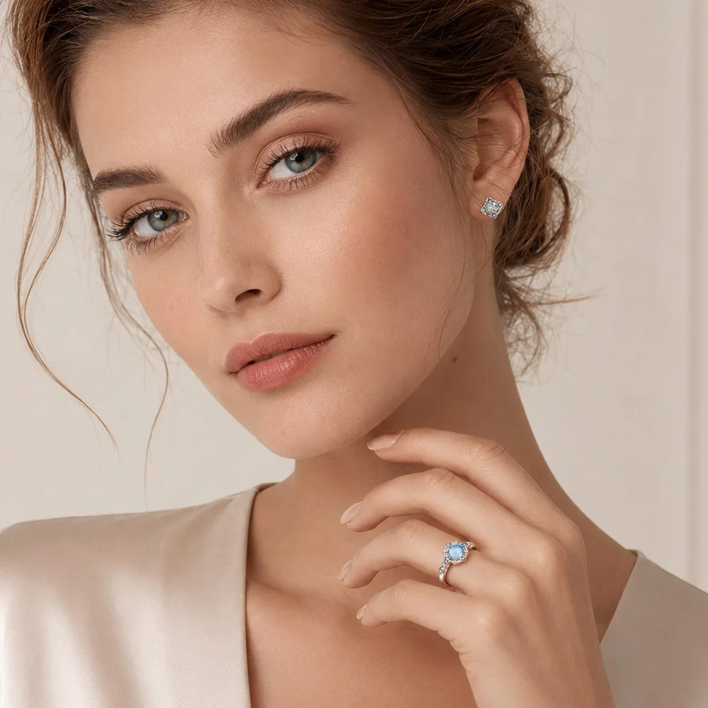 Ring Moderne Vintage Liebe Feine Jewerly Für Frauen 2022 Sommer Marke Neue Geschenk In 925 Sterling Silber – Detail 2