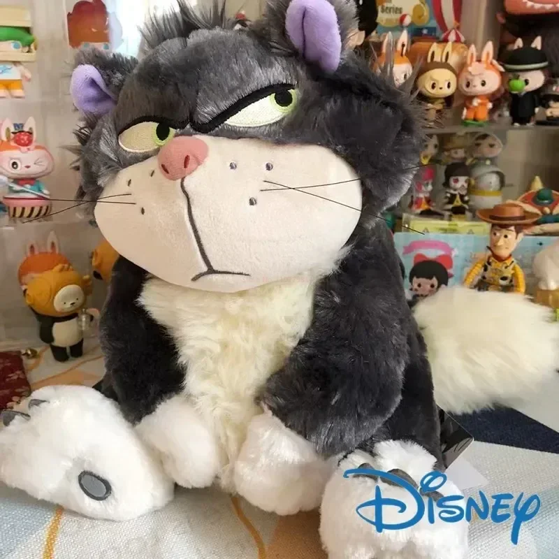 30-60cm Disney Genuine Lucifer Plush Toy Kawaii Stuffed Animal Plush Toys Japan Figaro Cinderella's Cat Girl Kids Birthday Gift