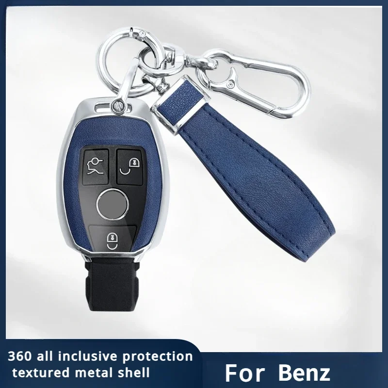 

For Mercedes Benz A B C E R Class GLS GLA GLK GLC CLS CLA AMG W204 W205 W212 W463 W176 Car Remote Key Case Cover Shell Keychain