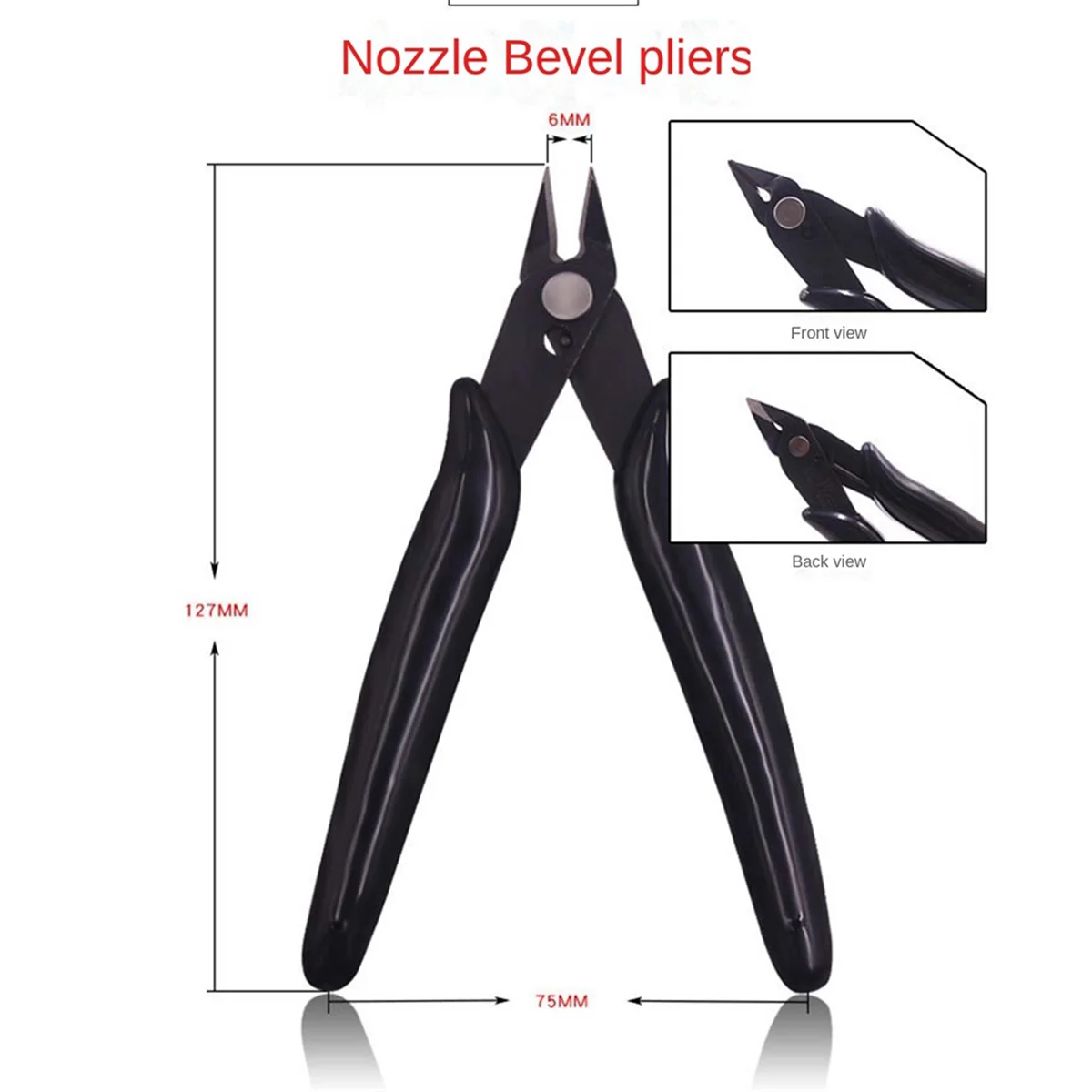 DIY Tool Kit Fixture Set, Multifunctional Ceramic Tweezers Set, Cutter, Folding Scissors, Brush, Screwdriver