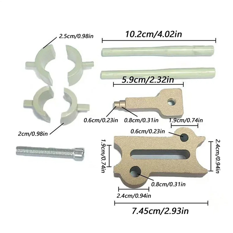 ABZV-Strumento di fissaggio per carichi pesanti resistente alle intemperie per kit di riparazione per tubi da giardino idraulici per irrigatori automobilistici Set di tappi per perdite
