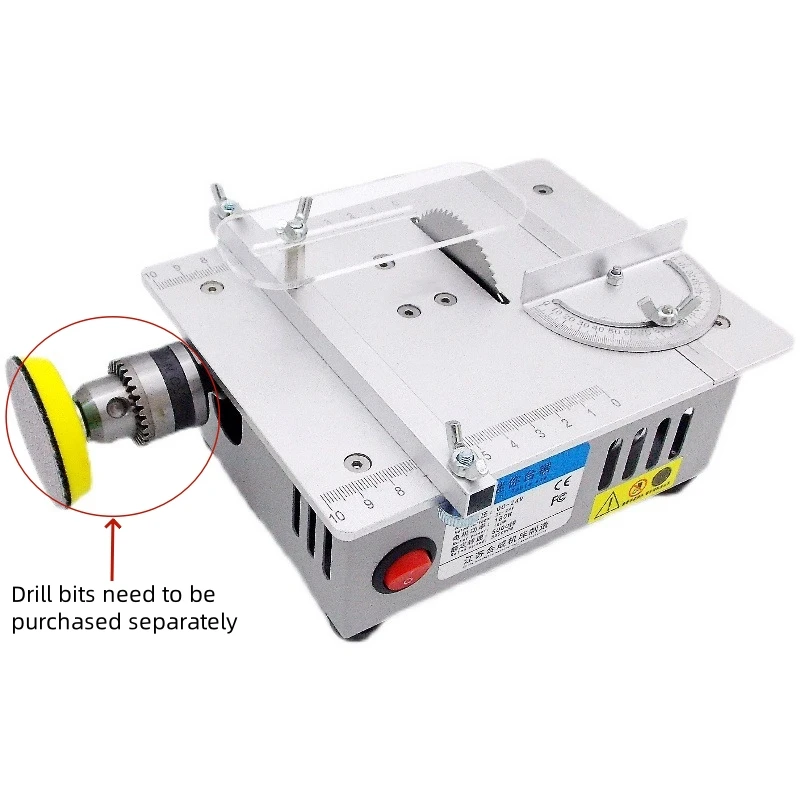 Woodworking Lathe Machine 63Mm Blade Mini Table Saw Electric Small Bench Saws Desktop Saw Household Diy Pcb Model Cutting Tool