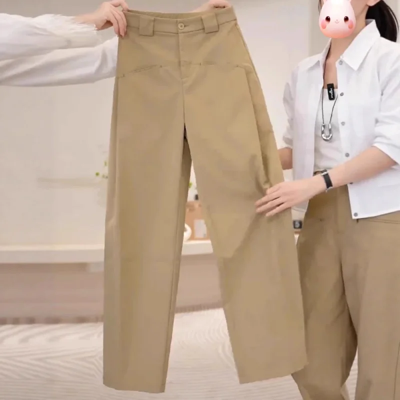 

High-end Banana Pants for Women, Summer Loose Draped Wide-leg Suit Pants, Fashionable Trendy Scimitar Pants