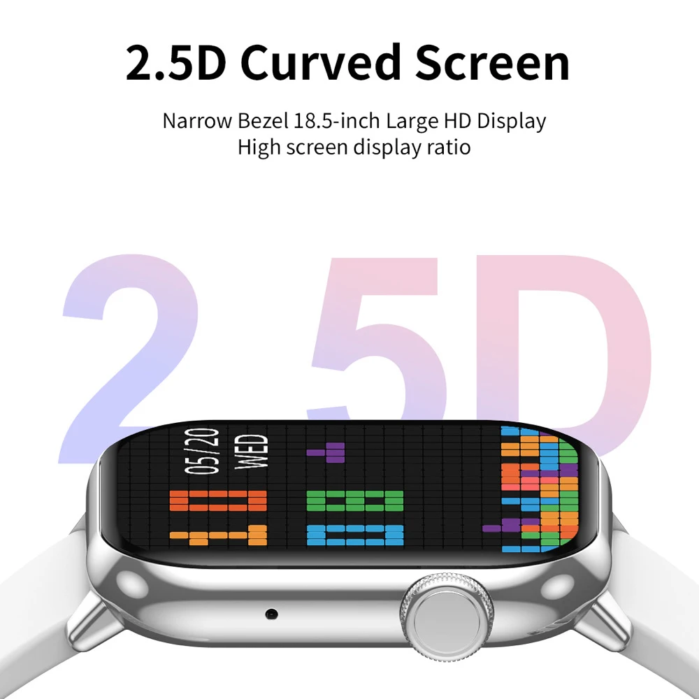 Musica locale Meteo Smartwatch Informazioni Notifica Uomo Donna Chiamata BT Smart Watch 100+ Modalità sportive Frequenza cardiaca Sonno Salute