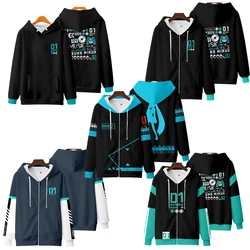 NEW Kawaii Hatsune Miku Anime Characters Winter Two-Dimensional Perimeter Hooded Sweatshirt Tidal Current Surprise Birthday Gift