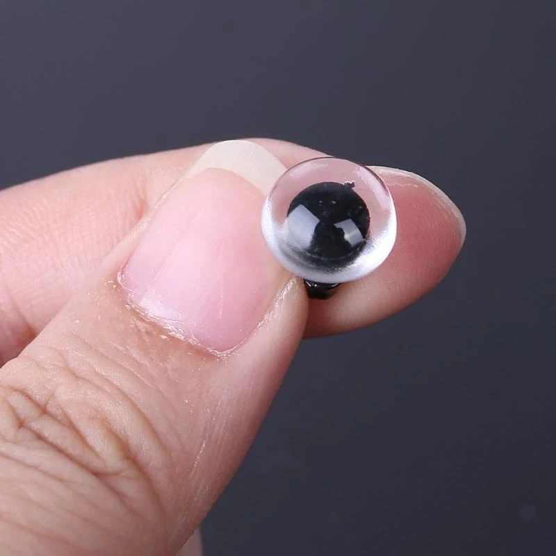 

C9GB 48pcs/set DIY Multicolor for Triangle Nose Round Safety Eyes with Washers for Bear Puppet Dolls