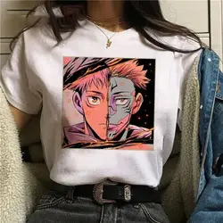 Jujutsu Kaisen T-Shirt Basic Tee Harajuku Style High Quality Summer Women's Shirt Short Sleeve Neck Fashion Casual Sport Clothes