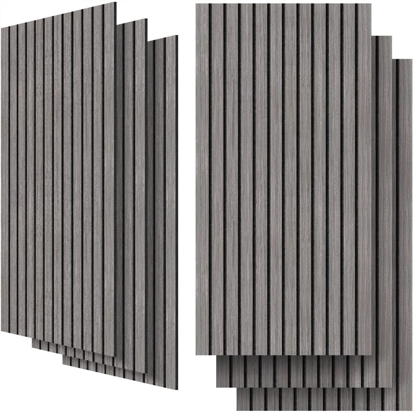 

Acoustic Panels 6 Pack 47.2x23.6 Inches Sound Proof Panels for Home Theater, Studio, Office, Grey
