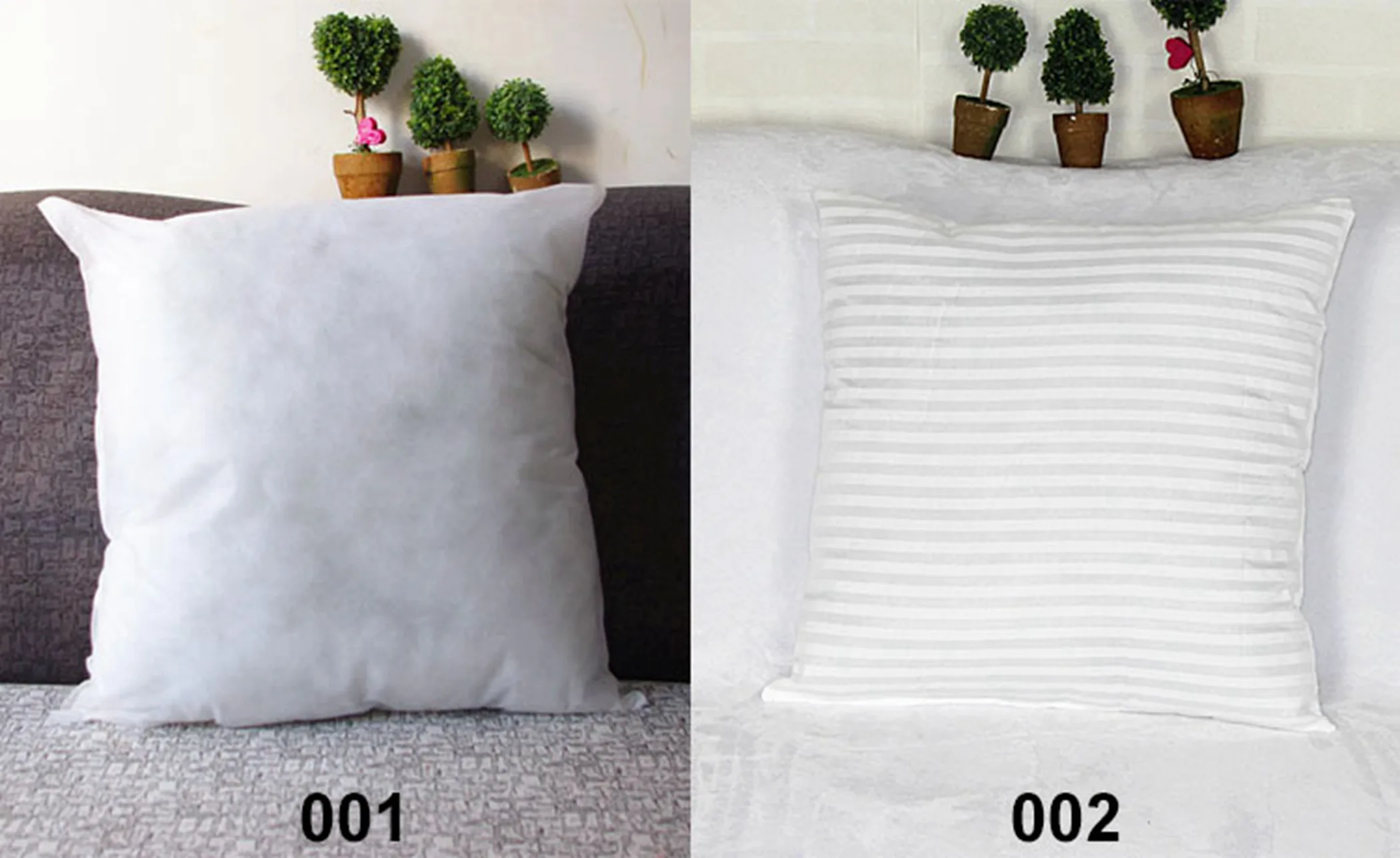 Kinds Scatter Cushion Filler Squared Hollow Fiber Inner Throw Pillow Pad 45x45cm