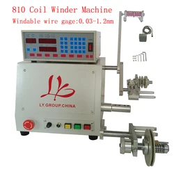 LY 810 High Quality New Computer C Automatic Coil Winder Winding Machine  0.03-1.2mm Wire 220V/110V 400W