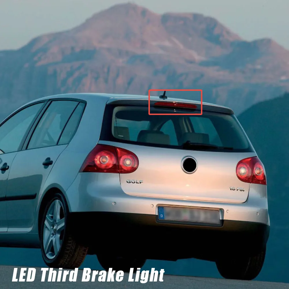 

LED Third Brake Light For VW Golf 5 6 Passat B7 3C Tiguan Plus Brake Light