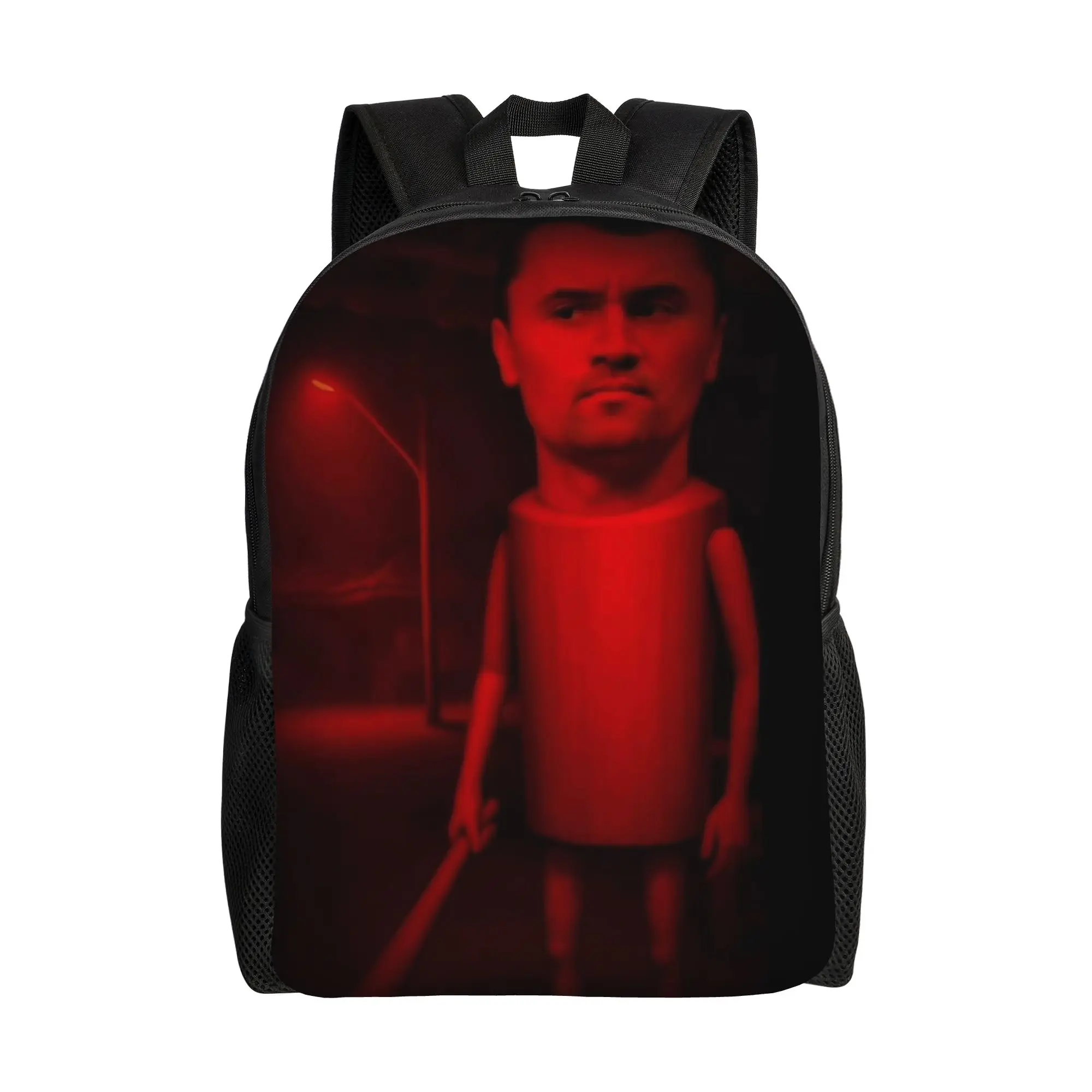 

Рюкзак Tung tung tung Sahurkirk Charlie Kirk Meme для мужчин и женщин, модный студенческий деловой рюкзак, сумка для ноутбука, спортивная сумка через плечо