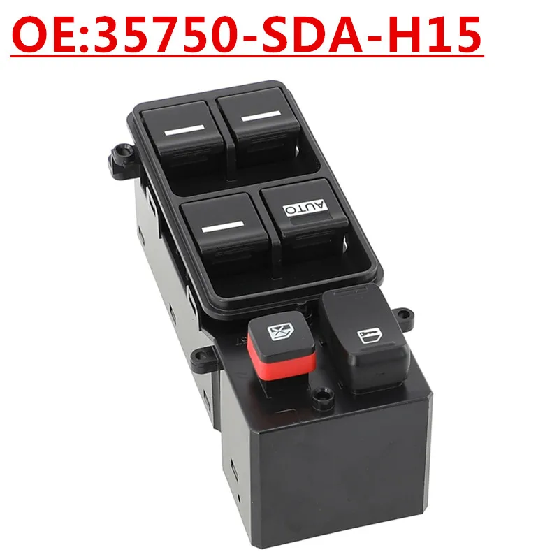 

Новый OE: 3750-SDA-H15, подходит для Honda Accord Odyssey, автомобильный переключатель подъема стекла с электроприводом, автозапчасти