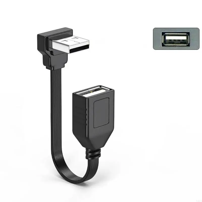 Y88B fleksibel USB 2.0 Pengisian Ekstensi Adaptor Kabel Data untuk Perangkat yang nyaman