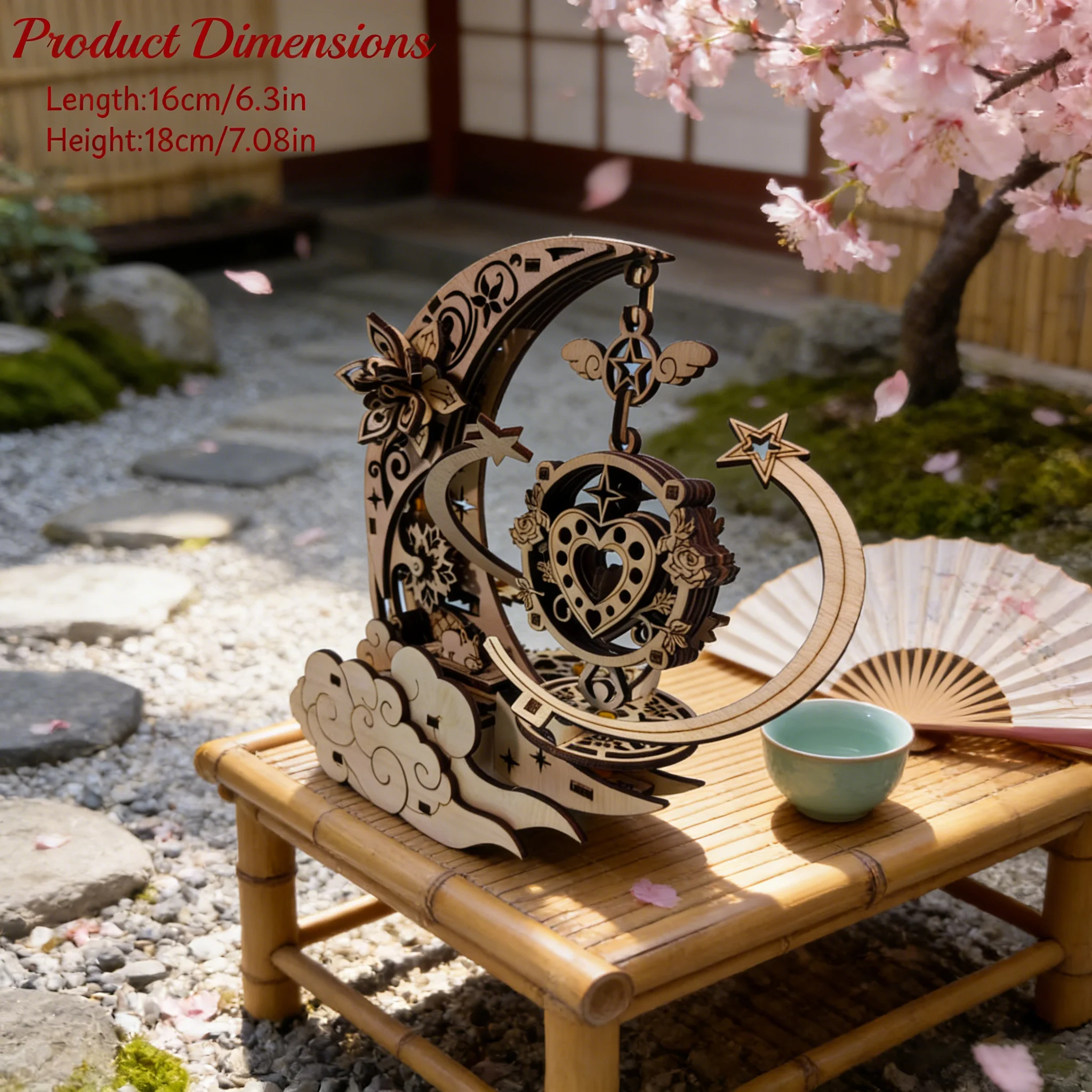 Midsummer Night 3D houten puzzel, schaalmodel, doe-het-zelf-modelbouwset, handgemaakt cadeau, woondecoratie, montagespeelgoed