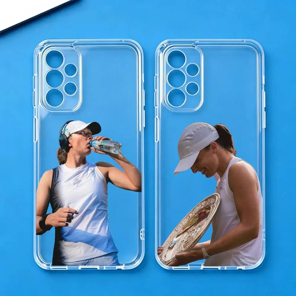 I-Iga-S-Swiatek Phone Case For Samsung S25,S24,S21,S22,S23,S30,Ultra,S20,Plus,Fe Transparent Cover