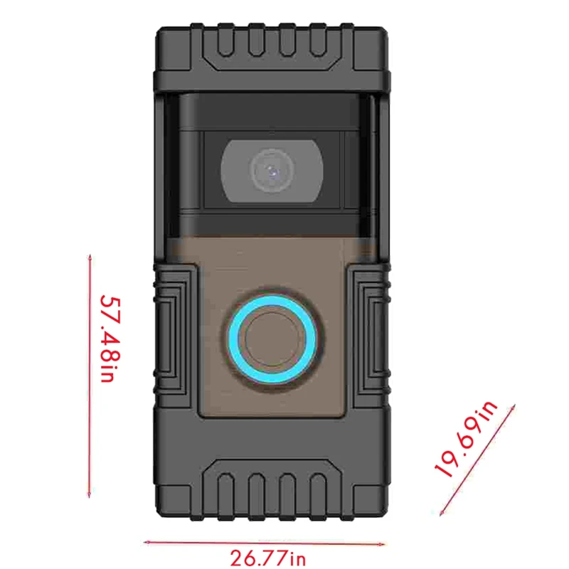 Anti-Diefstal Video Deurbel Mount Voor Ring Video Deurbel 1/2/3/3 Plus/4/2020 Release/2023 Deurbel Verstelbare Mount