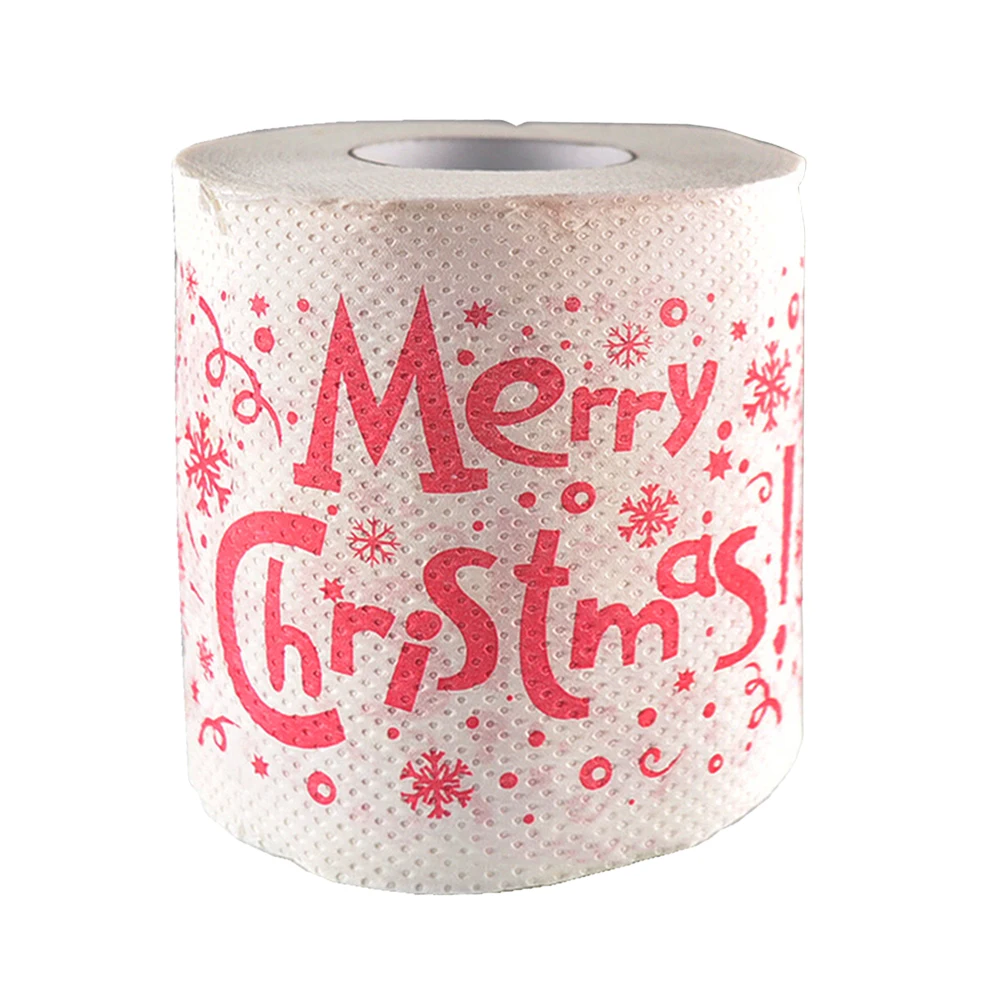Toilet Paper Roll Soft Royale Tissue Gift Christmas Gifts Printed Table Printing