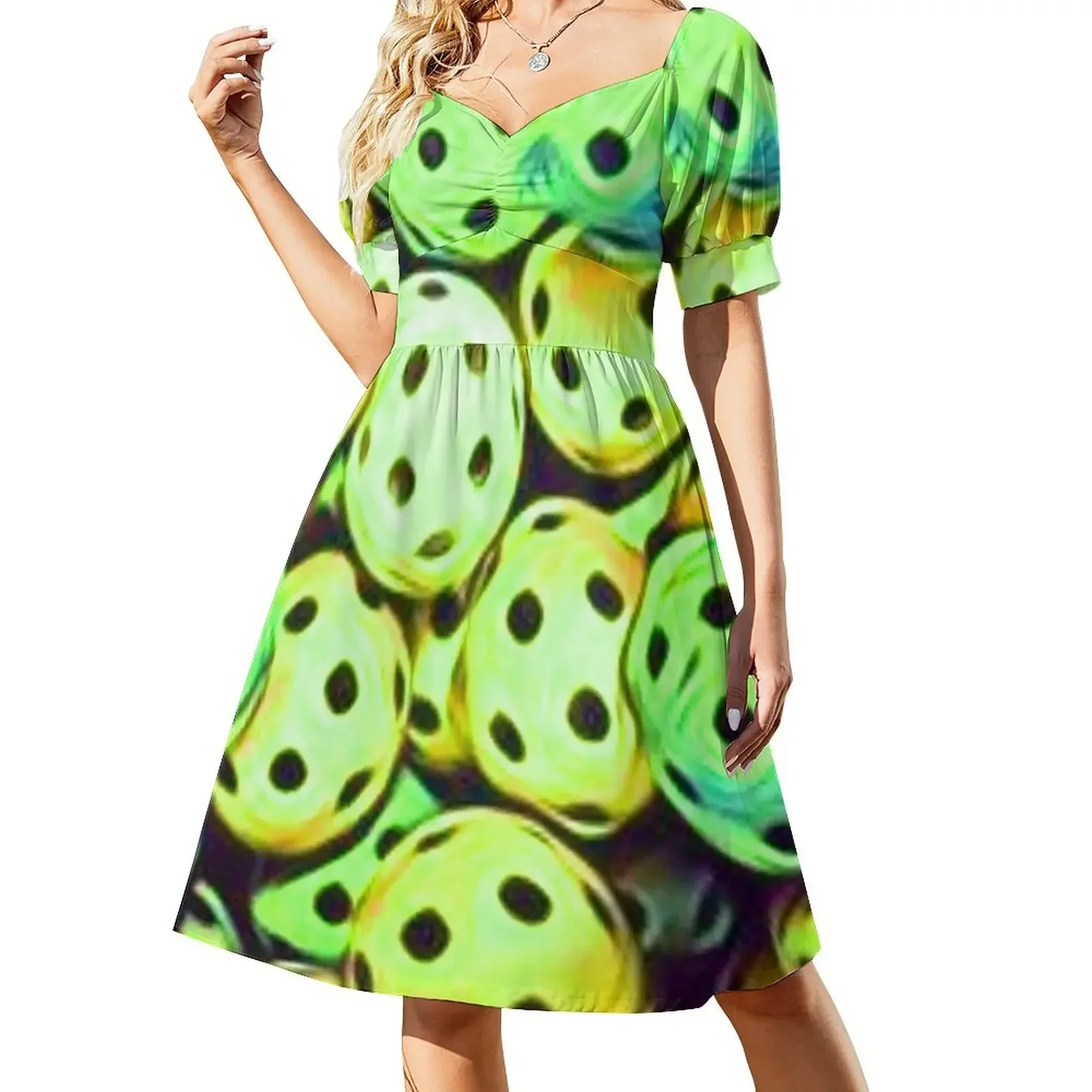 

Pickleball Yellow Balls Sport Fun Sleeveless Dress party dresses woman summer dresses ladies 2025 Dress