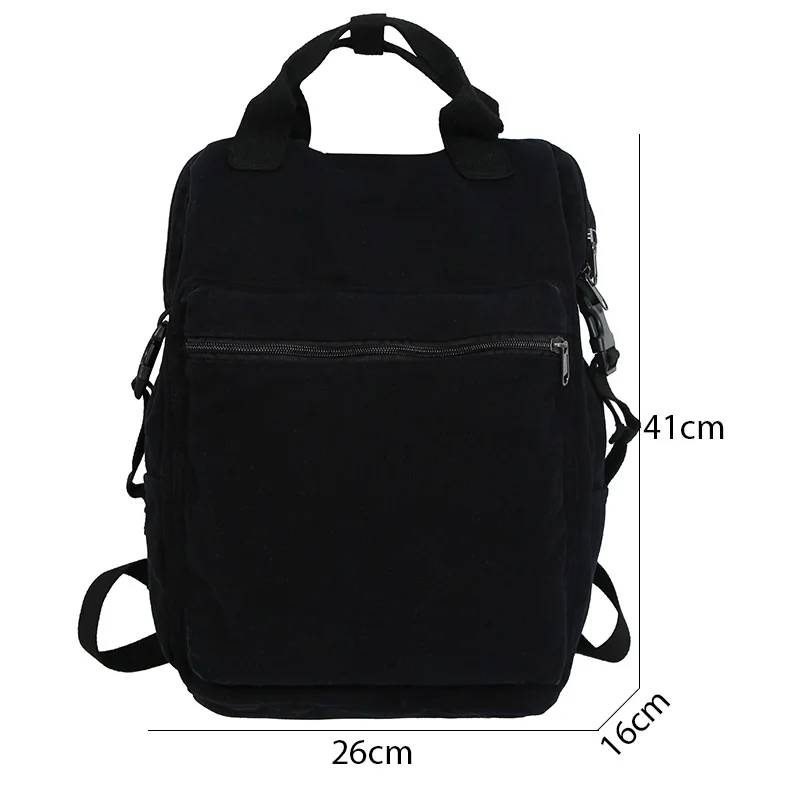 Unisex Monocromática Caminhada Mochila, Bolsa de Ombro, Casual, Ao ar livre, Esporte, Escola, Viagem, Laptop, Grande Capacidade