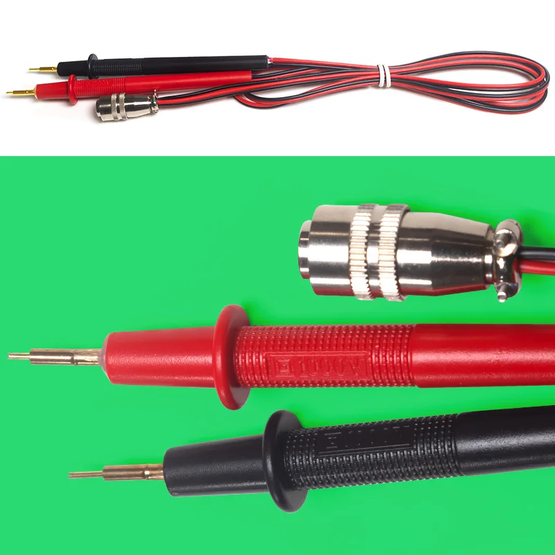Imagem -04 - Quatro Fios de Resistência Interna Reforçada Tester Probe Pen Strenthened Teste Probe Pin Kelvin Clip Pen Yr1035 Use a Bateria
