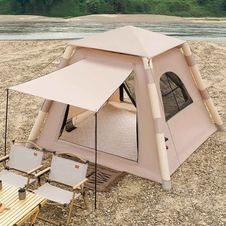 

Factory Direct Wholesale Oxford Cloth Thickened Portable Automatic Rainproof Outdoor Camping Inflatable Tent
