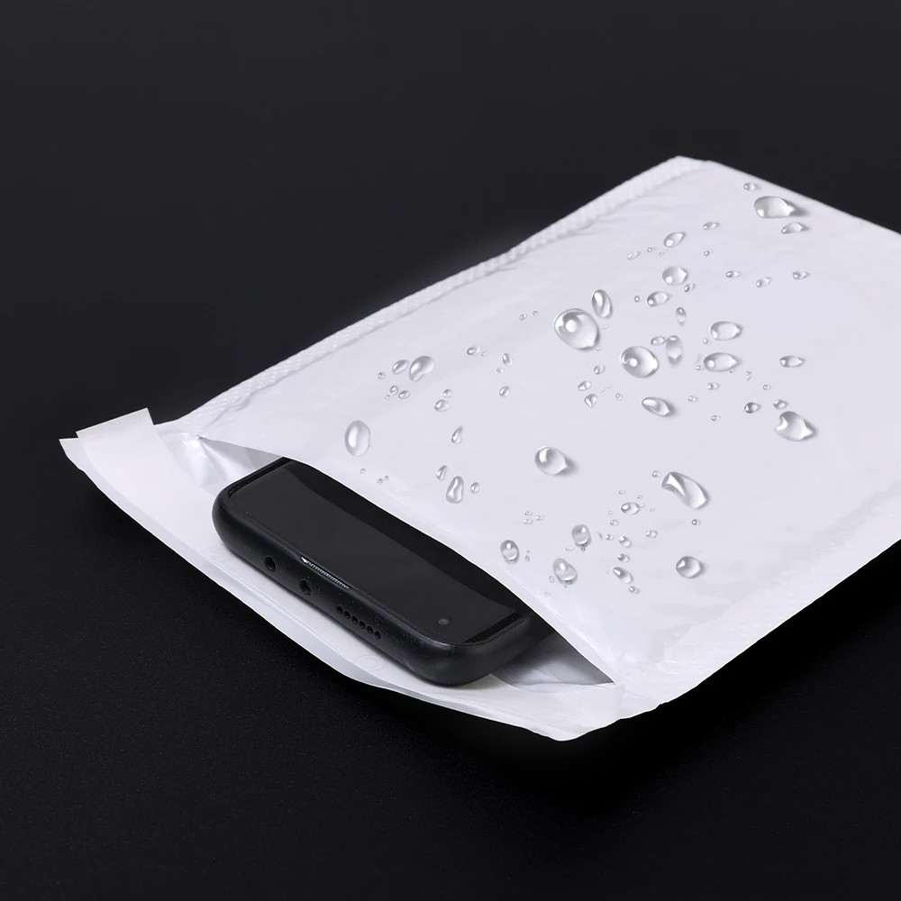 10-100Pcs Multi-size White Bubble Envelopes Bag Thicken Waterproof Light Self Seal Shipping Bag Bubble Padding Storage Organizer