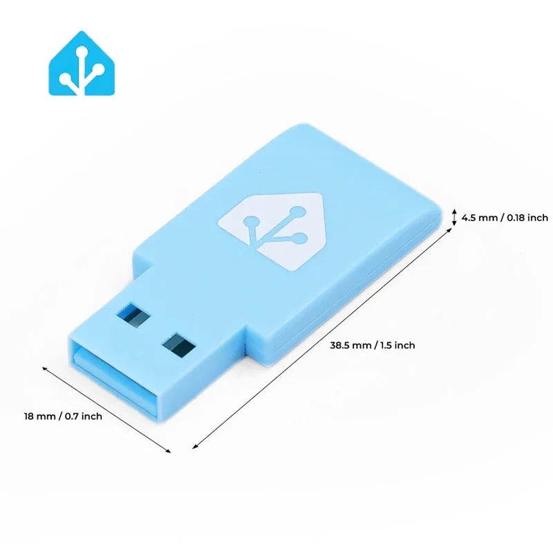 Home Assistant SkyConnect USB Stick for Smart Home-Versatile compatible with Zigbee/Thread/Matter for network creation migration