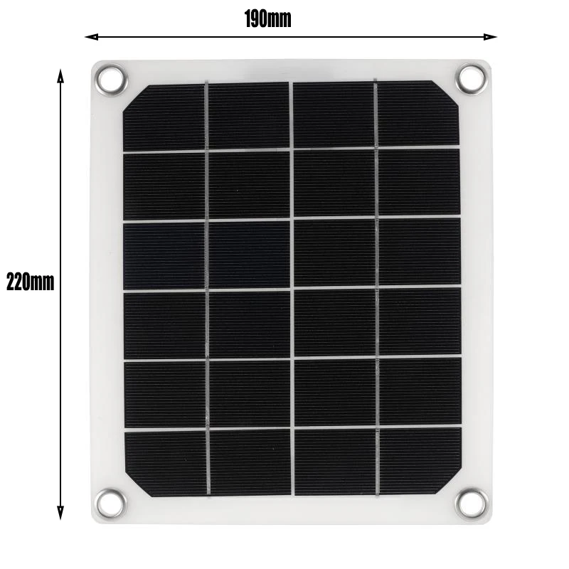 50W Solar Panel Portable Dual USB 5V 2A Battery Charger Solar Cell Board Car Charger For Phone Outdoor Camping