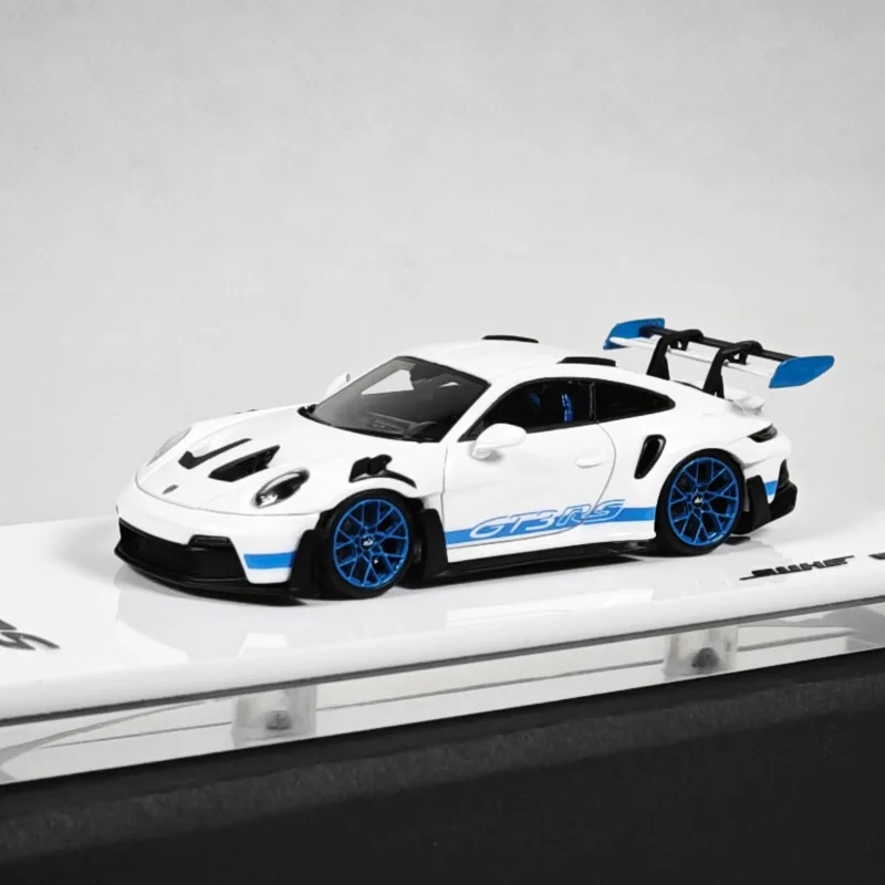 주가: 64911GT3RS 992 911GT2RS 다이캐스트 수지 자동차 모델, 소년 장난감, 어린이 축제 선물, 성인 수집용 장식품