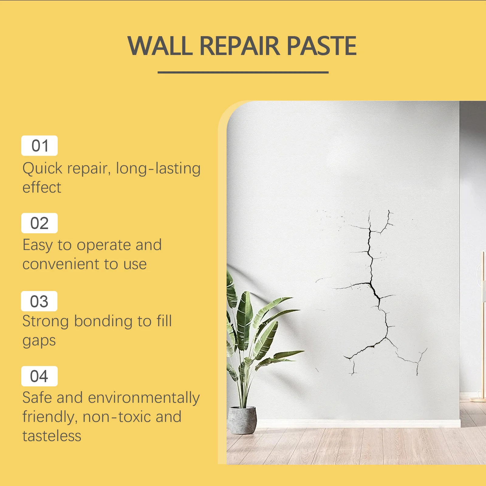 100g Multifunctional กระเบื้องหิน Crack Repair Wall วางกระเบื้องและเคลือบชิปรอยแตก Adhesio อ่างวาง Fix และซ่อมครีม