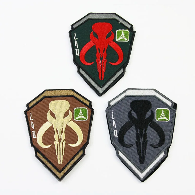 Mandalorian Bounty Hunter Armband Embroidered Fabric Patch Sewing Military Patches for Clothing Patches on Clothes Embroidery