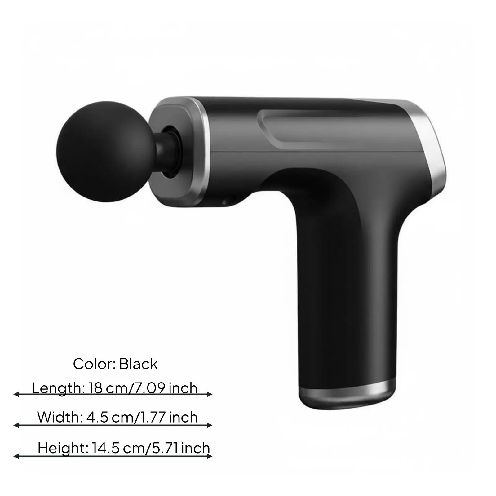 Handheld Electric Massager with 4 Heads