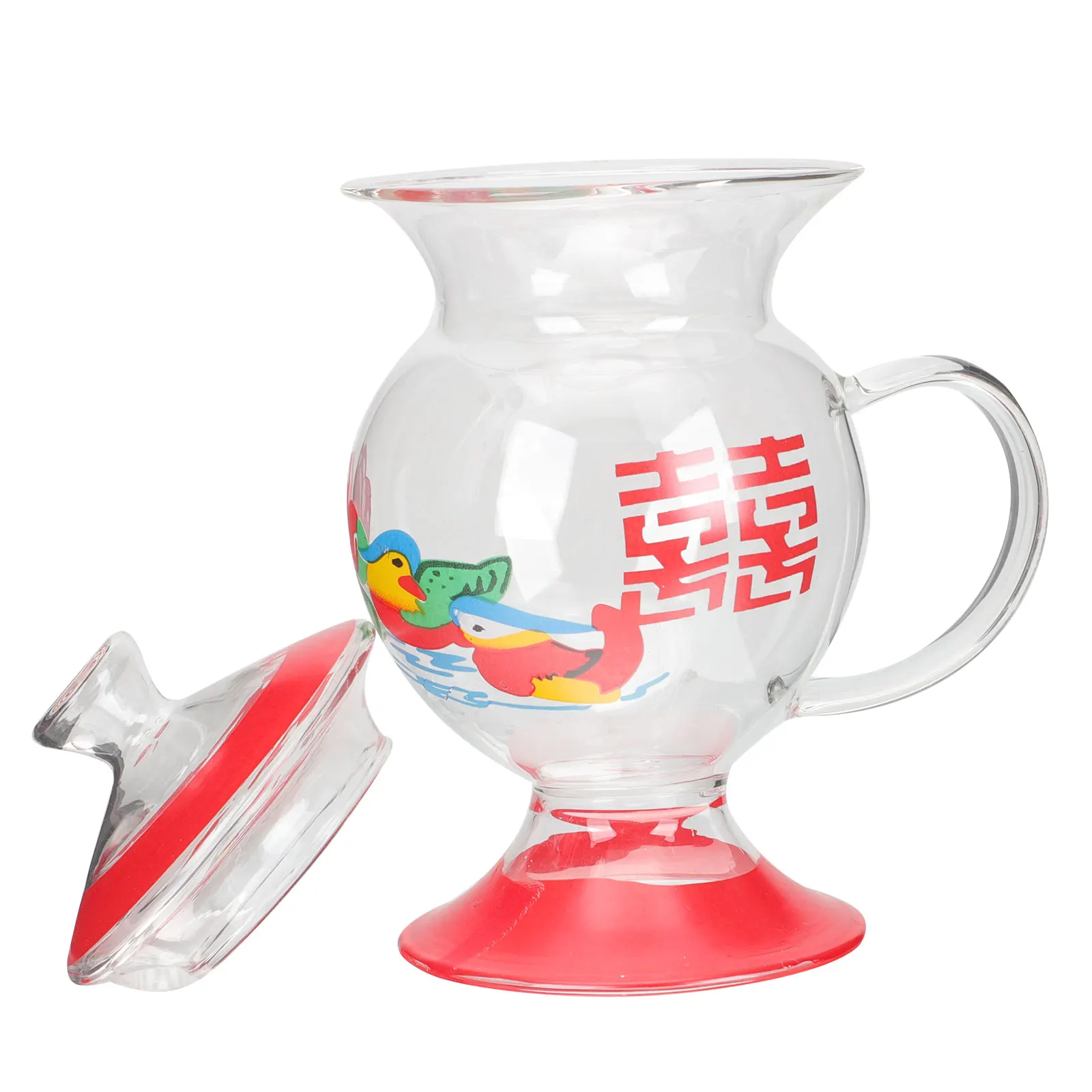 

Retro Style Glass Coffee Cup Creative Spittoon Water Mug Vintage Household Drinkware Party Gift Enamel Cup Funny Water Mug