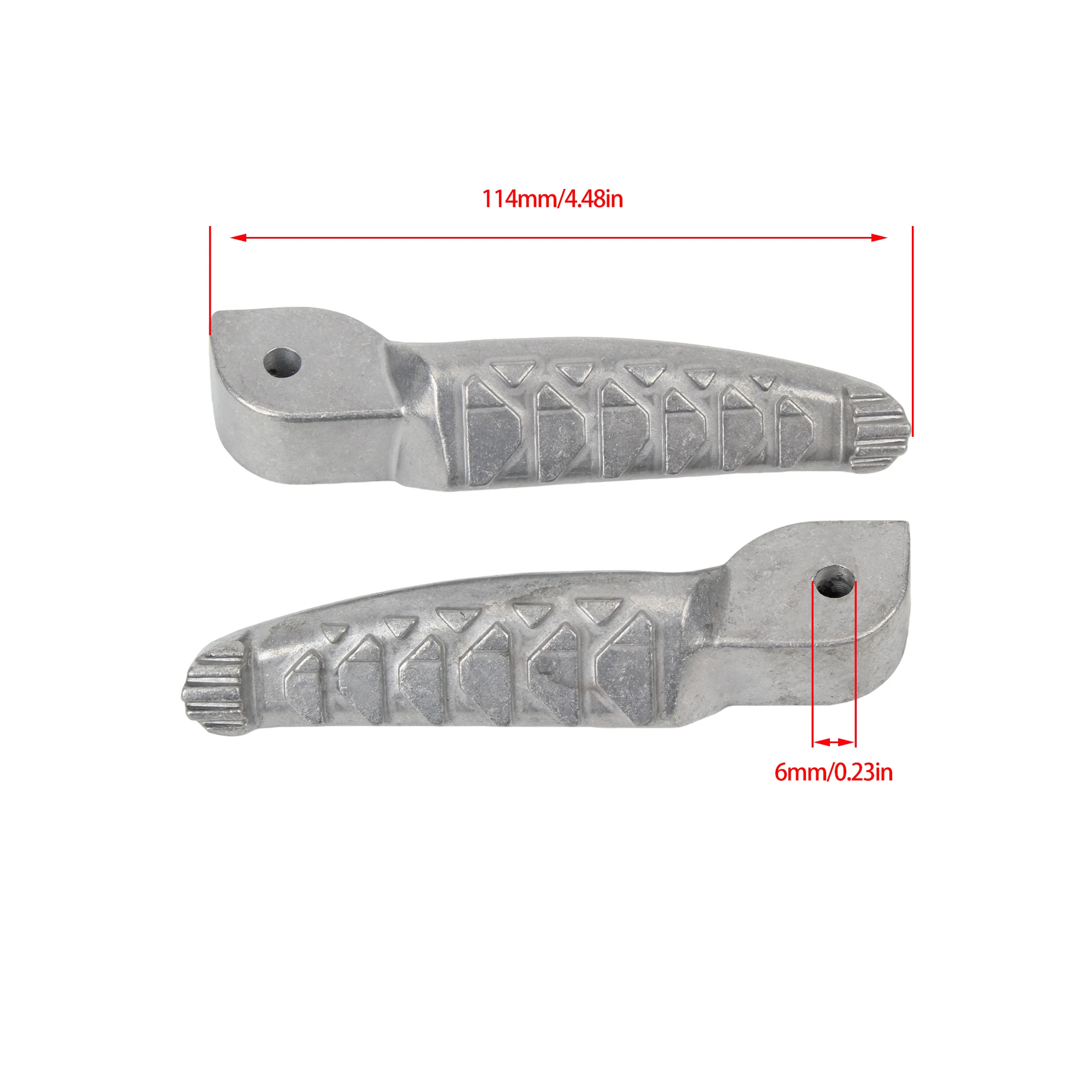 For YAMAHA YZF R3 R125 R25 MT125 MT03 MT09 MT10 MT07 XJR400 XSR Motorcycle Rear Footrest Aluminum Foot Pedal Motorbike Parts ﻿