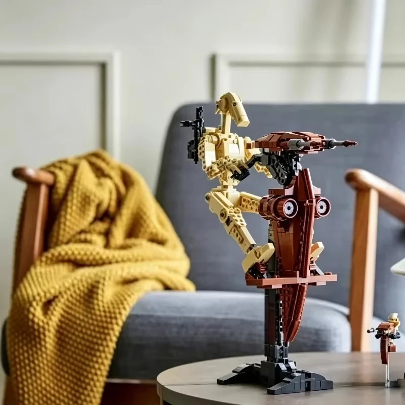 

2026 NEW 1088PCS FIT 75428 UCS Droid with STAP Building Blocks Model Bricks Ornament Toy Kids Adults Christmas Birthday Gifts