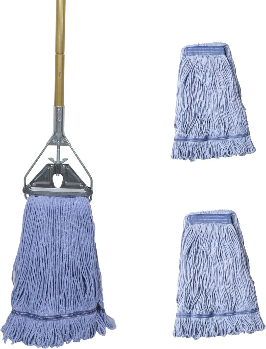 

Heavy Duty Commercial Industrial Mop ,58' Looped-End String Wet Cotton Mops for Floor Cleaning