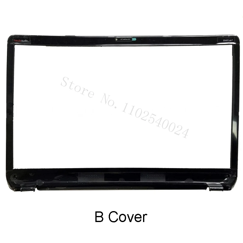 Imagem -03 - Laptop Lcd Tampa Traseira para hp Pavilion Moldura Frontal Palmrest Caixa Inferior Superior Dobradiças Habitação Tampa Traseira Dv7 Dv77000 Dv7t-7000