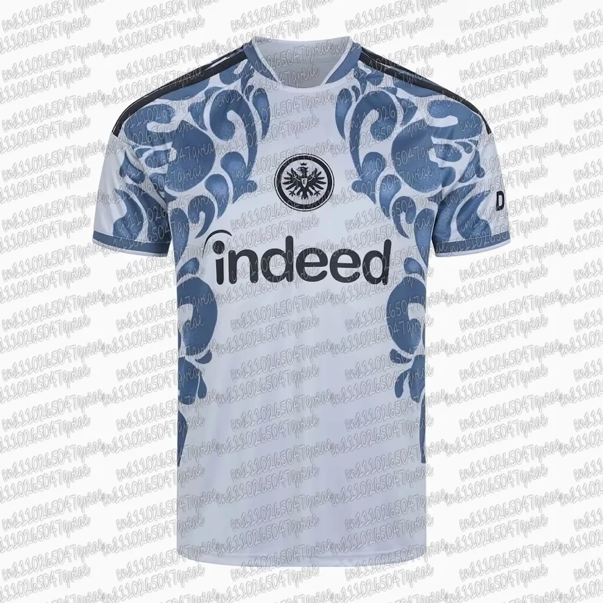 26-27 Season Frankfurt Football Jersey Shirt, Fan Jersey 3D Print T Shirt Summer Training Breathable Quick Drying FamilyMatching
