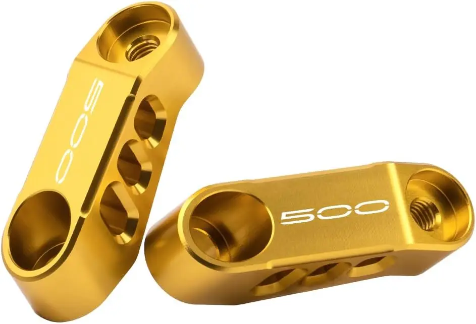 

Motorcycle Mirror Extender Brackets For Z500 2024 CNC Adjustable Rearview Mirror Extensions for Improved Visibility Accessories