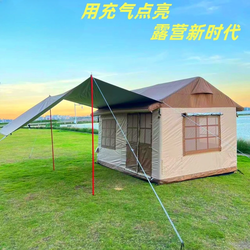 Outdoor Camping Inflatable Tent Inflatable Cabin with Electric High-pressure Charging and Pumping Pump