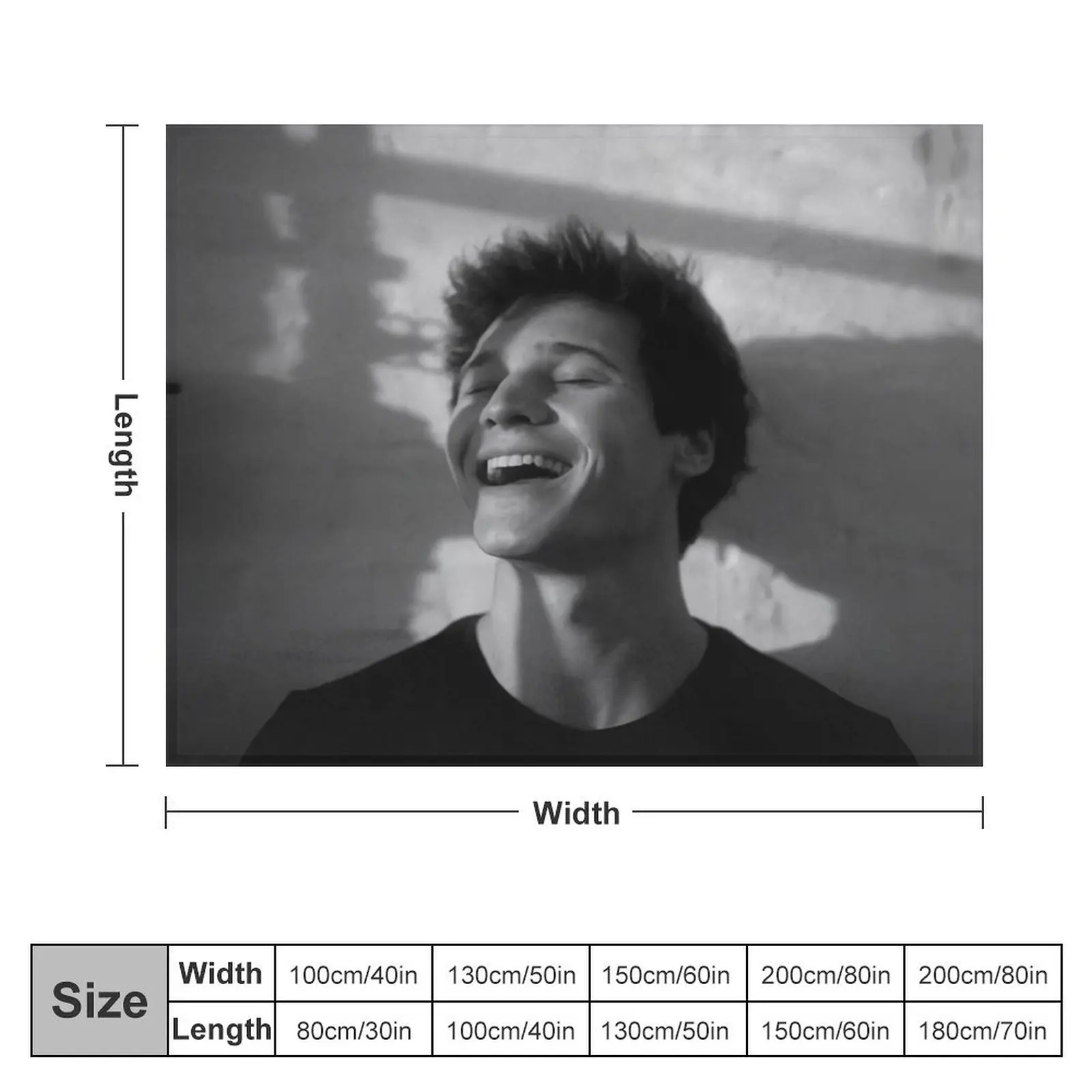 Wincent Weiss Smile Throw Blanket Designers Luxury Designer Soft Plaid Moving Blankets