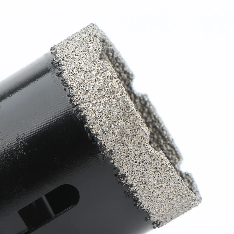 Brazed Dry Drill Bits M14 Thread Vacuum Brazed Diamond Dry Drilling Bits Hole Saw Ceramic Tile Granite Marble Hole Opener Tools