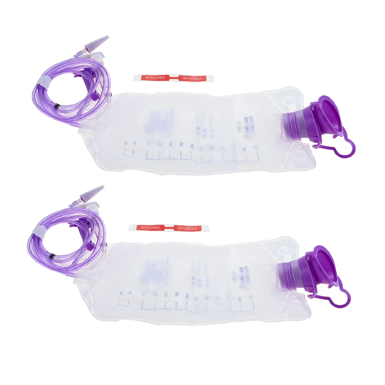 

2pcs 1.2L Plant Drip Bag Clear Graduations Liquid Flow Valve Self Irrigation Potted Plants Garden Home Automatic Watering System