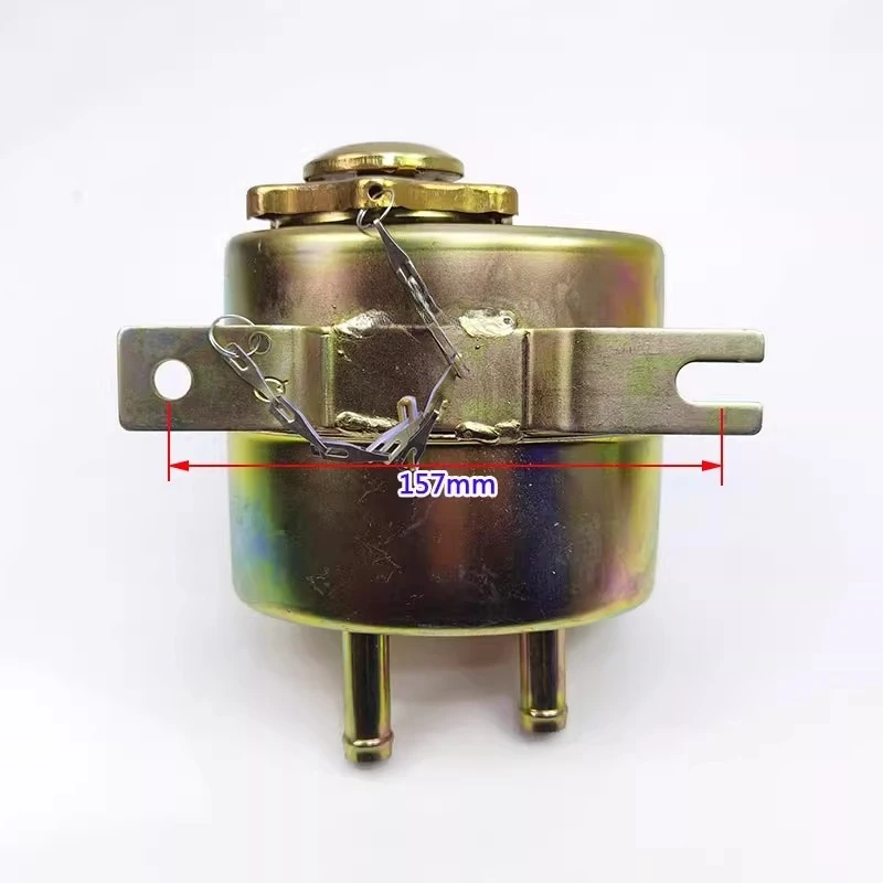 

Hydraulic tank for power steering of modified tractor, round oil pot, four-wheeler hydraulic tank