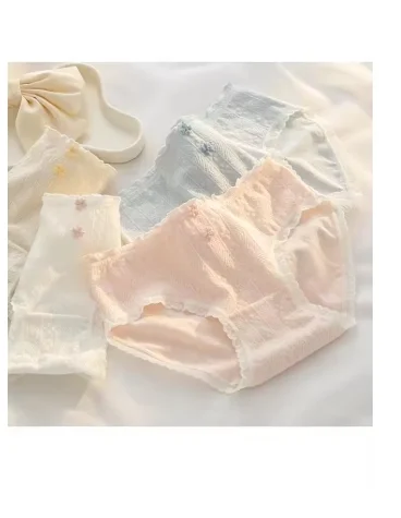 

40-50KG 5PCS Ladies High Waist Cotton Underwear Factory Wholesale Explosions Mulberry Silk Antibacterial Crotch Private Girls