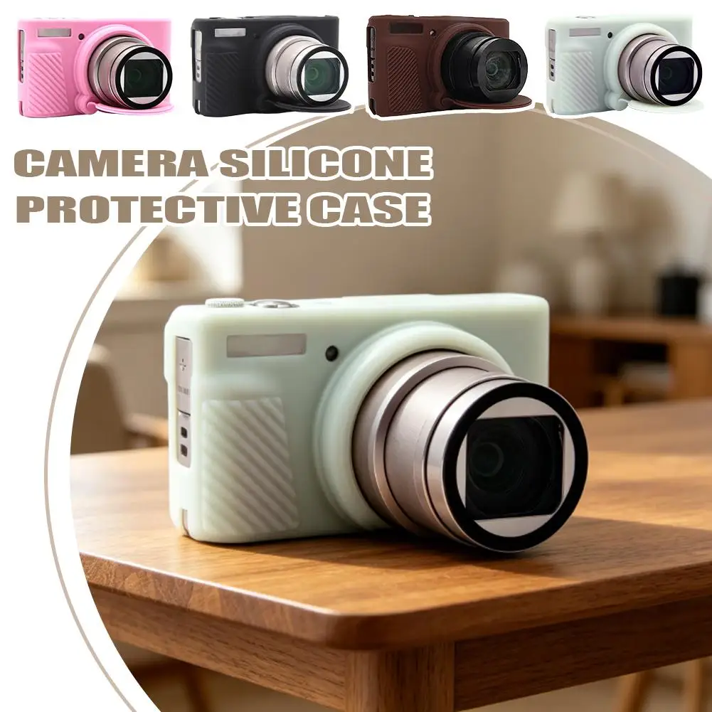 Colorful Silicone Protective Case for Canon SX740 SX730 HS Camera Soft Shell Cover Anti-slip Rubber Camera Bag Skin Accessories