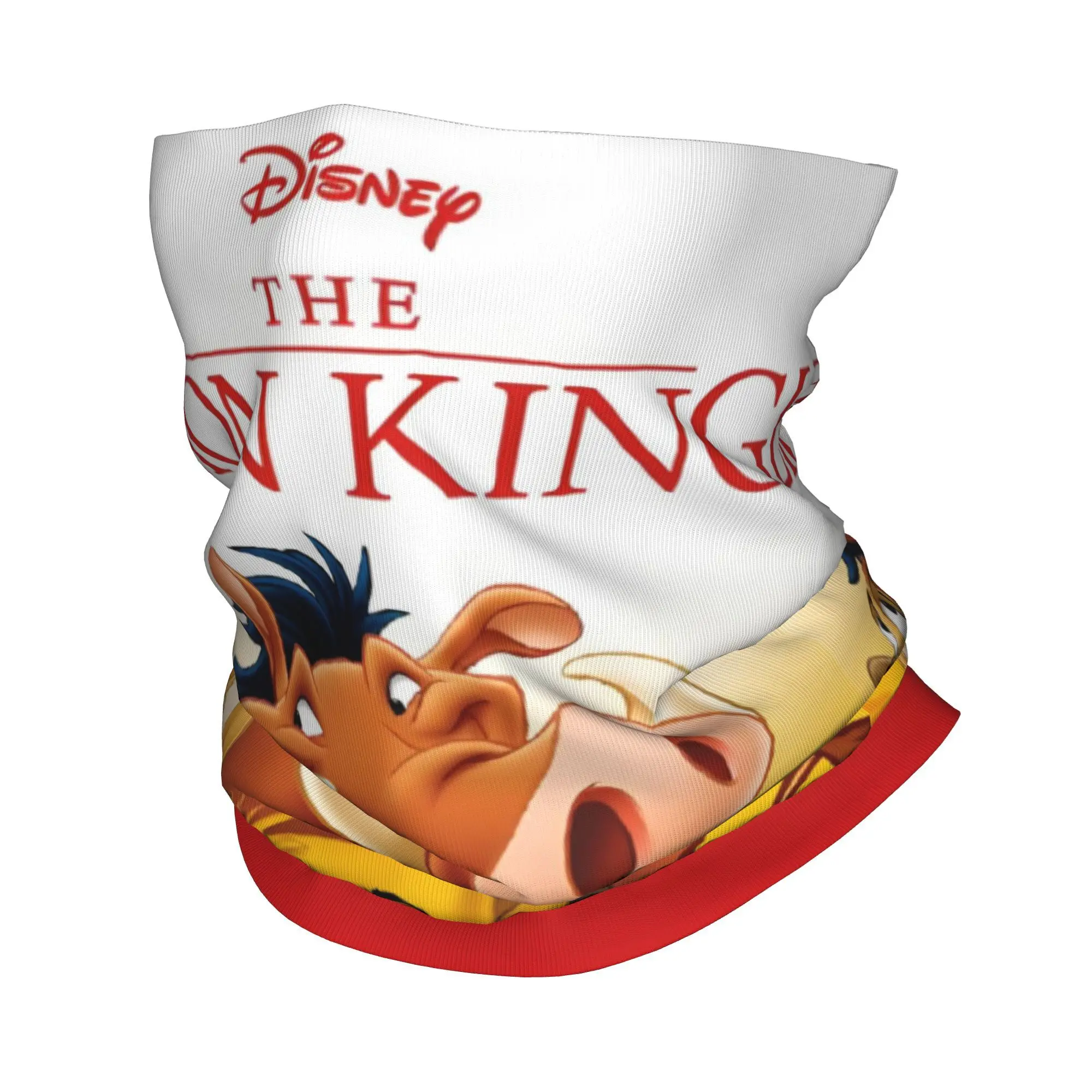 Personalizzato Il Re Leone Film Bandana Scaldacollo Uomo Donna Escursionismo invernale Sciarpa Ghetta Hakuna Matata Cartoon Face Cover