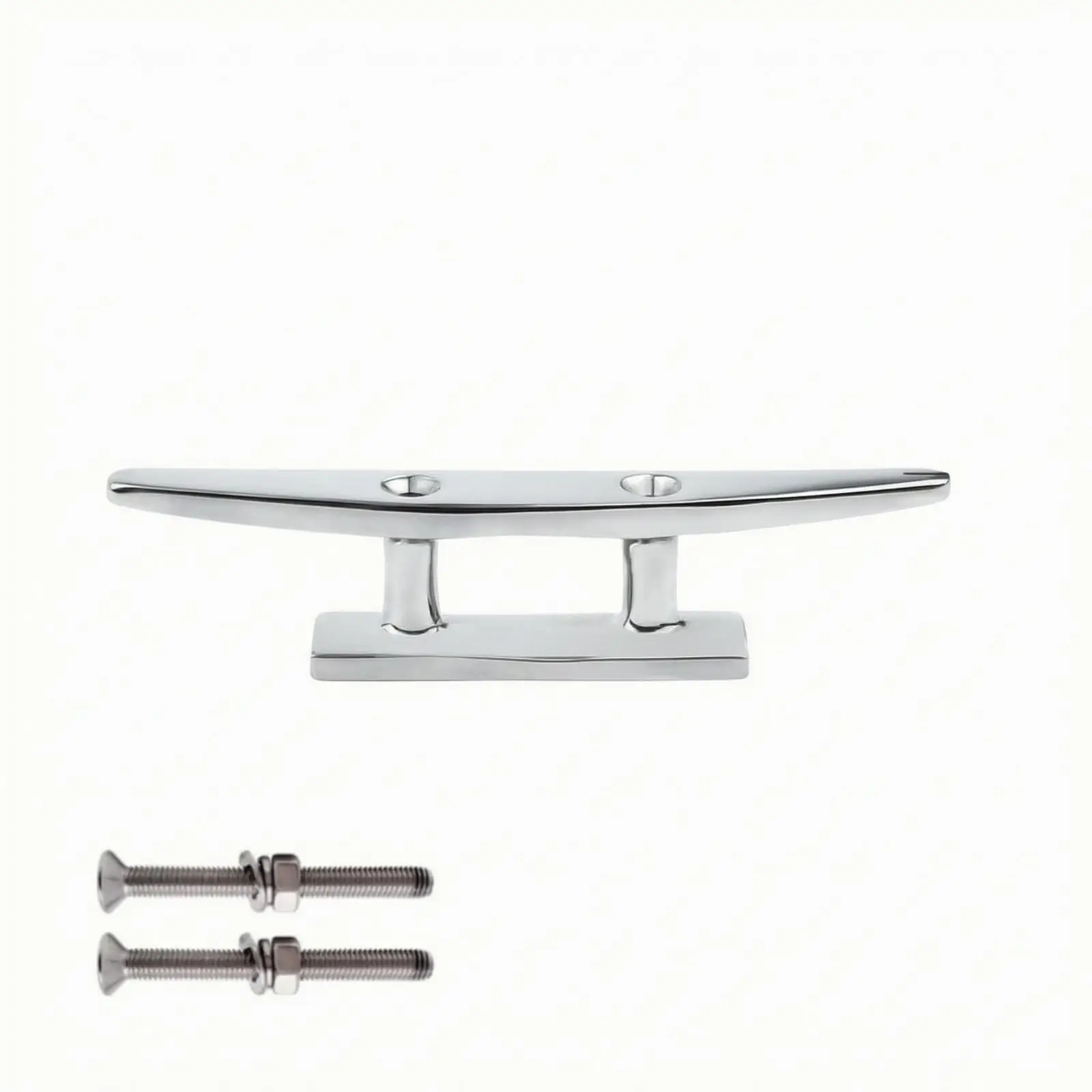 316 Stainless Steel Rope Cleat Fitting for Marine Boat Dock Deck Handrail Mounting